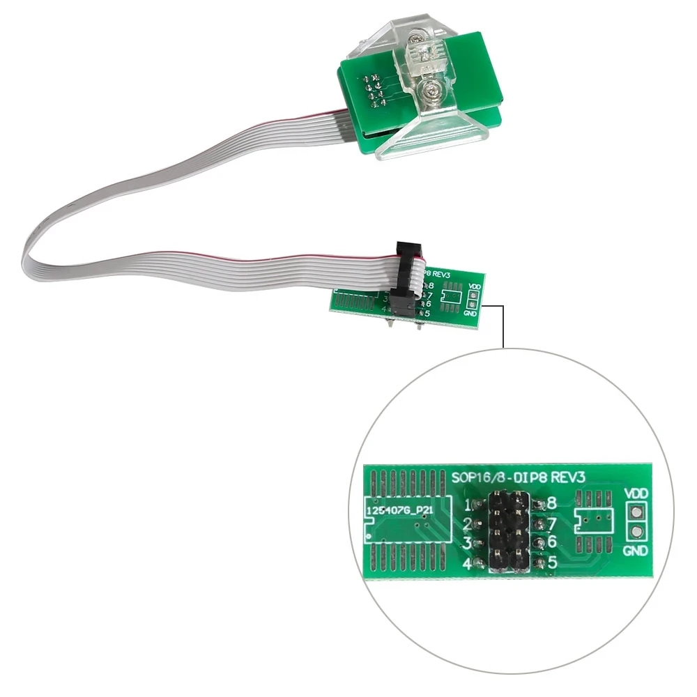 EEPROM Adapter 8Pin Line Clip Soic 8 Sop8 Test Socket Supports XPROG V6.12/UPA/Orange/CG PRO 9S12/iProg | Автомобили и мотоциклы