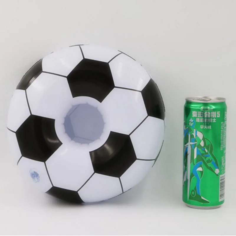Saizhi Mini Swimming pool drink beer football float toy cup stand Water Mat Floating inflatable holder Coasters SZ0418 |