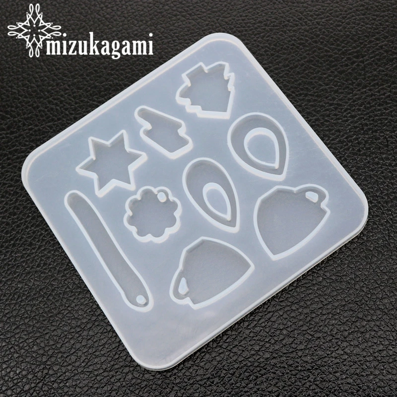 

Jewelry Tool Synthesis Silicone Mold Round Oval Square Drop Pendant Earring Charms Handmade Craft Decoration Epoxy Resin Mold