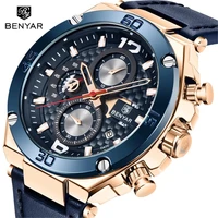 relogio masculino 2020 benyar quartz multifunction sport chronograph 30m waterproof top luxury brand wrist watch clock men watch