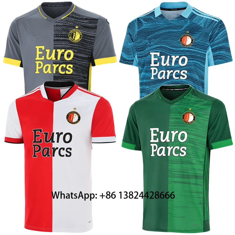 Новинка 2021/22 года домашний комплект Feyenoordes мужские рубашки OORNSTRA BOZENIK KOKCU SFE V.PERSIE