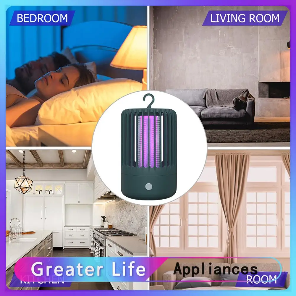 

2 in 1 Electric Bug Insect Trap LED Light Mute Pest Control Mosquito Killer Summer Fly Swatter Trap Flies Insect Mosquito Killer