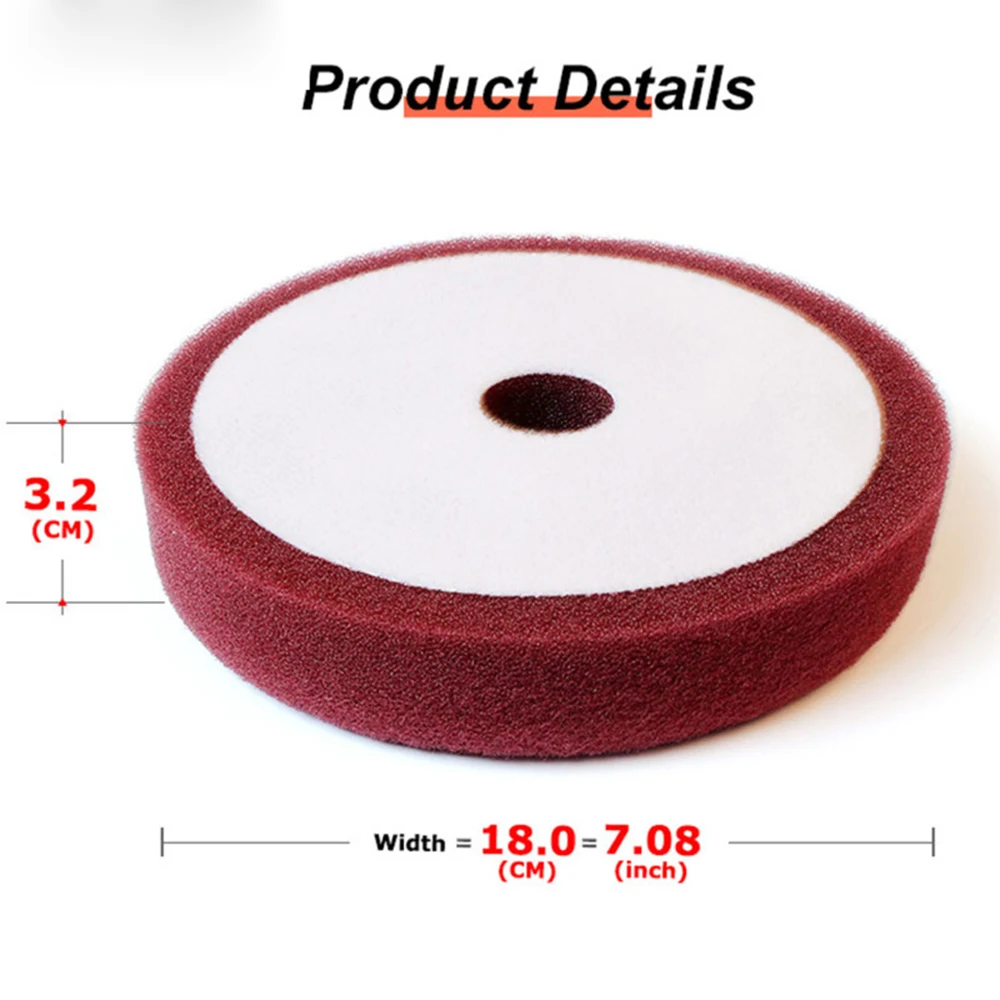 

Polishing Polishing Pad Sanding Sponge 3PCS Buffing Disc For Car Waxing Pads Duable