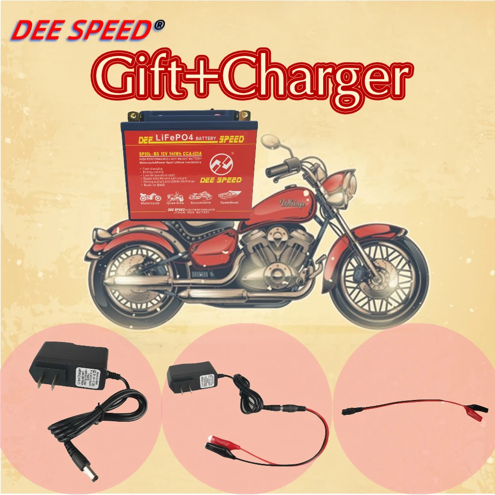 Аккумуляторная батарея LiFePo4 для мотоцикла 12 В CCA 430A железная литиевая