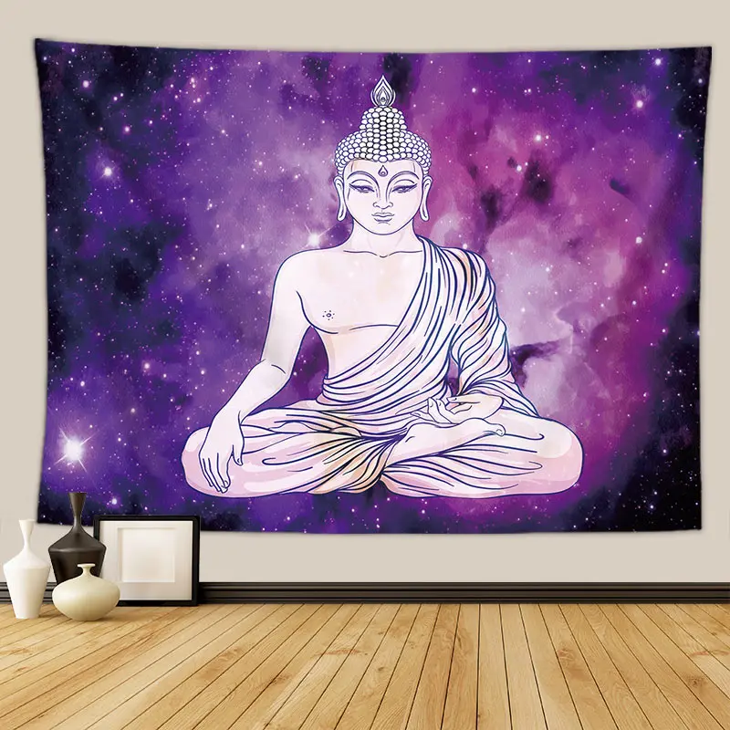 Будда Триппи гобелен Настенная мандала искусственный Чешский психоделический |