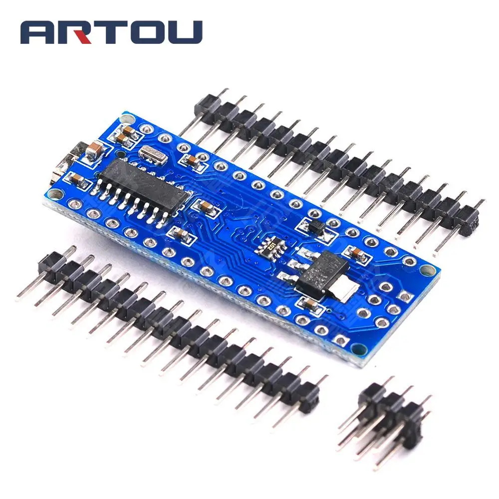 10 шт. Nano Mini USB с Загрузчиком совместимый контроллер 3 0 Для arduino CH340 драйвер 16 МГц v3.0