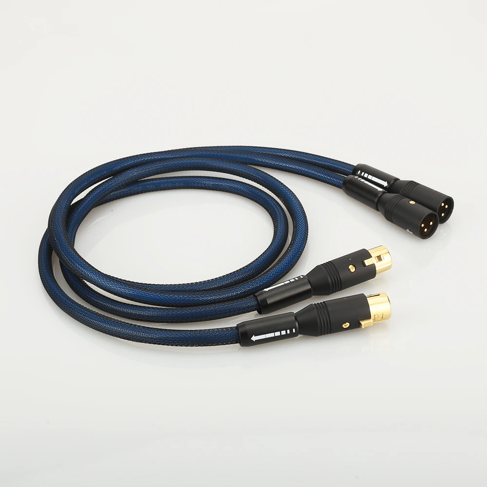 Hifi audio соединительный кабель XLR 5N OFC Hi Fi с серебряным покрытием из чистой меди|audio