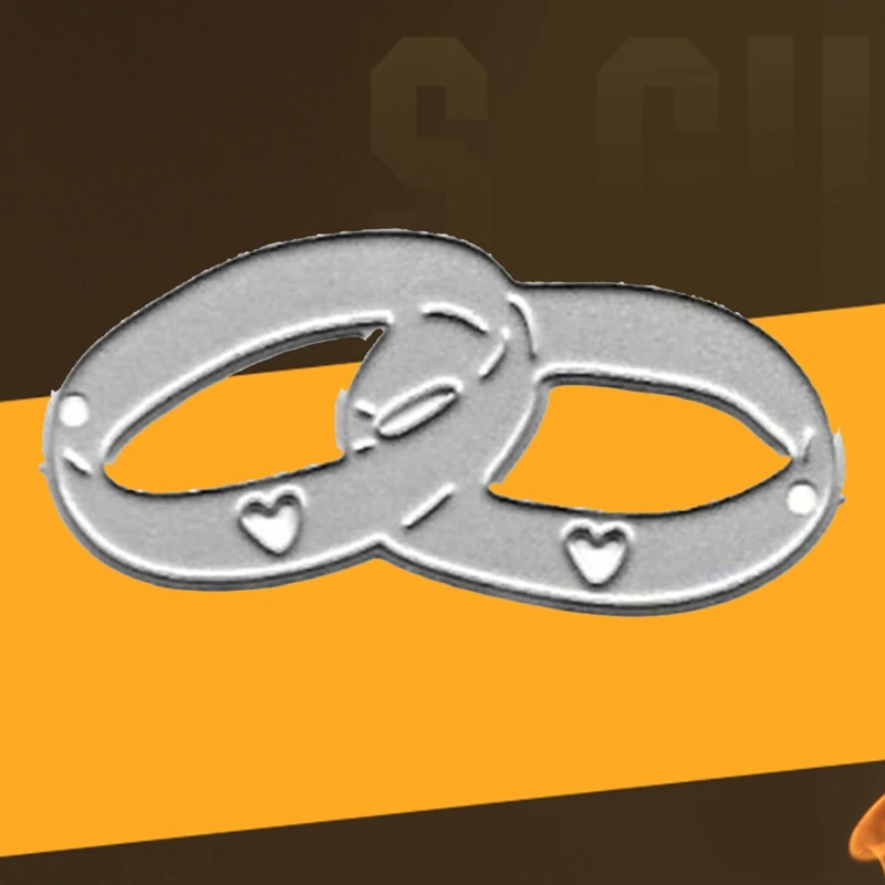 DIY Свадебные кольца металлические штампы для скрапбукинга ремесло тиснение