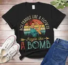 Женская Винтажная футболка, с круглым вырезом и коротким рукавом