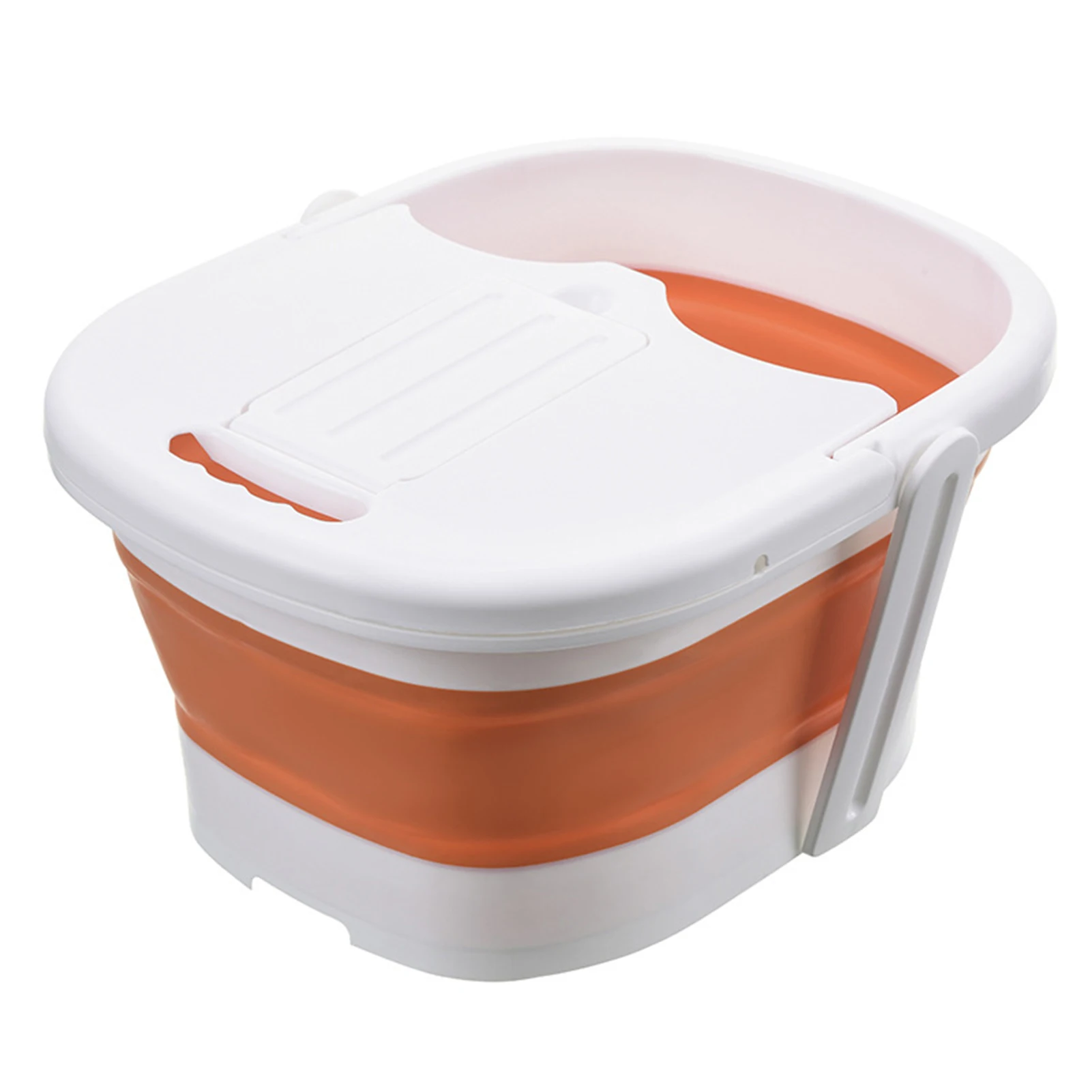 

Портативная дорожная ванна, складное ведро для ног с массажным роликом и держателем для телефона MJJ88