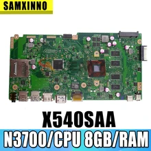 for ASUS X540SA/X540S/F540S/X540SAA/ laptop motherboard mainboard test OK N3700/CPU 8GB/RAM