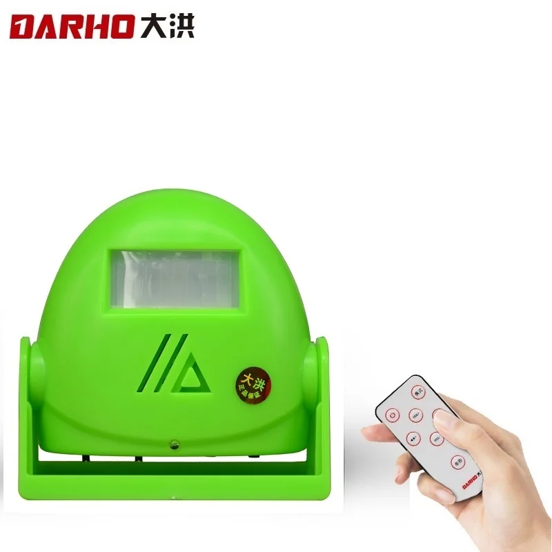 

Сигнализация Darho с сигнализацией, беспроводной звонок для гостевой двери с пассивным ИК датчиком движения, для защиты дома и входа в магазин