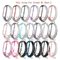 strap for xiaomi mi band 6 5 sport wristband fashion silicone bracelet mi band 5 6 replacement straps for mi band 6 watch band