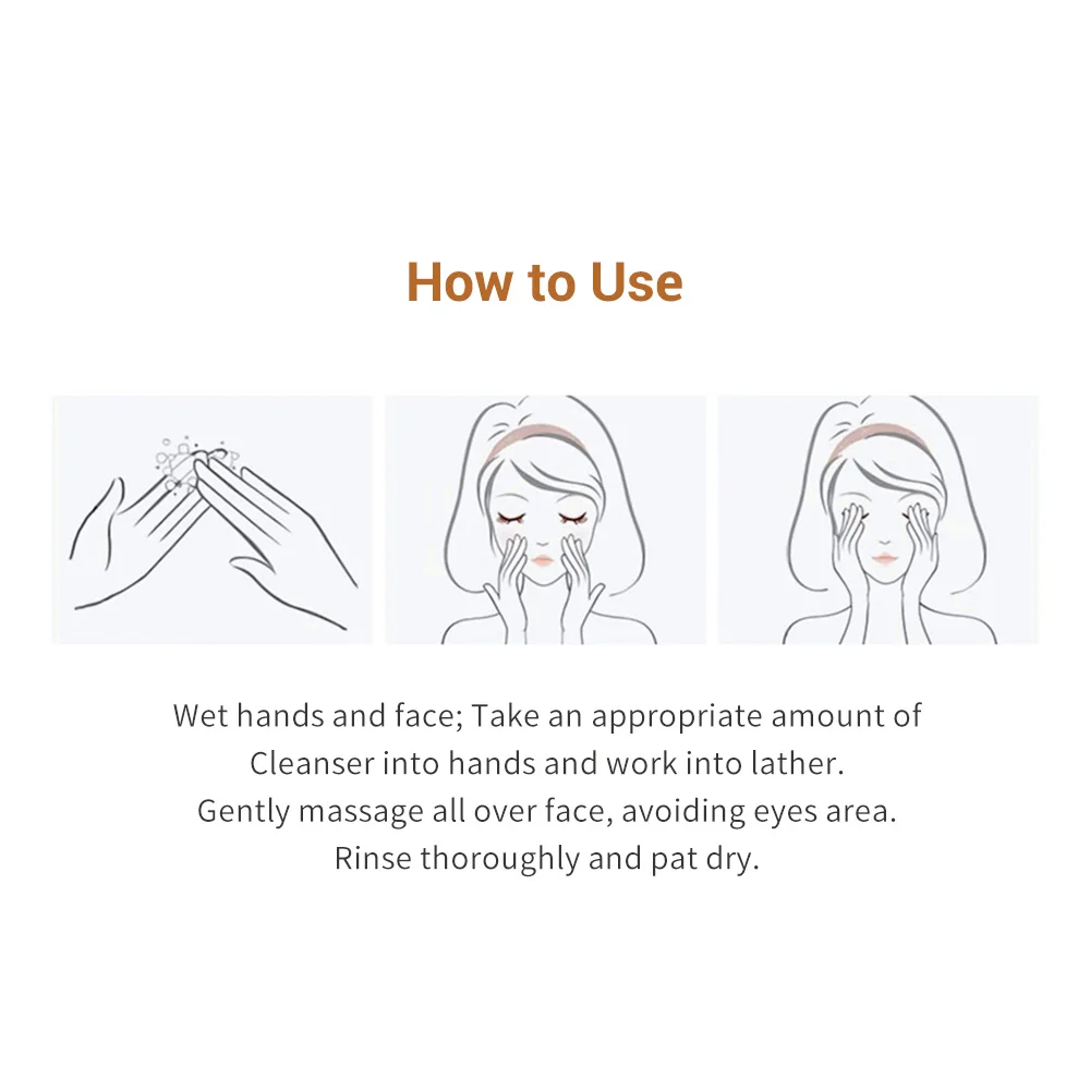

LANBENA Ectoin Soothing Facial Cleanser Repair Sensitive Skin Care Face Wash Mild Foam Anti Allergic Nourish Moisturizing 100g