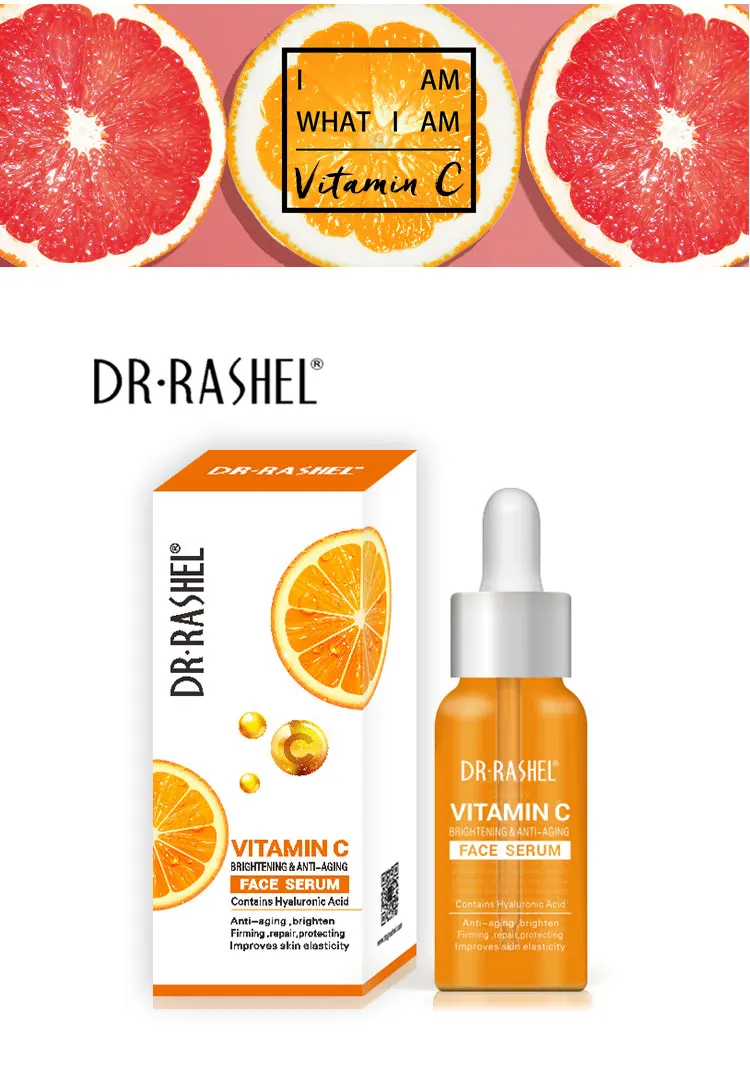 DR.RASHEL 50ml Brightening Anti-aging Facial Essence Vitamin C Whitening Moisturizing Skin Hydrating for All Skin Type
