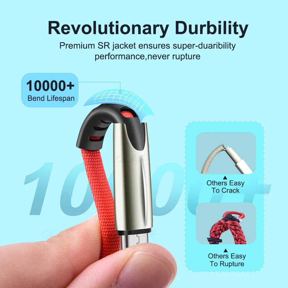 3A USB Type C Cable For Samsung S9 S10 Fast Charging Data Cord Phone Charger Xiaomi Redmi Note 7 8 Huawei | Мобильные телефоны и