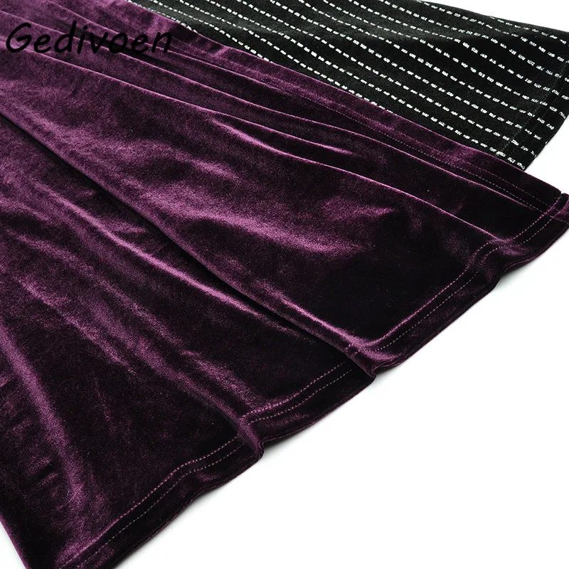 

Dedivoen New 2021 Women Summer Fashion Designer V-Neck Rivet Natural fiber Lacefloral Black Dresses