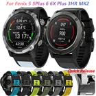 Ремешок силиконовый для наручных часов Garmin Fenix 6X 5X 3 D2, браслет Тактический Bravo пособие MK1 MK2, 22 26 мм, аксессуар для наручных часов