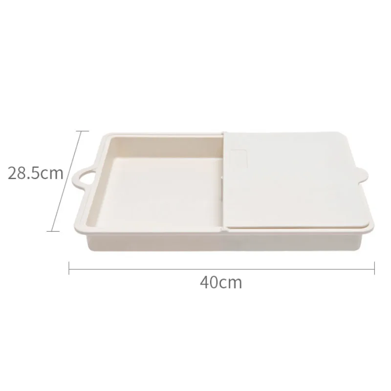 

Multifunctional Plastic Cutting Board Three-in-one Vegetable Dishwasher Creative with Steering Drain Pan Home Kitchen Supplies