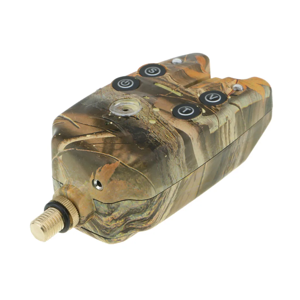 

Сигнализатор поклевки для рыбалки, светодиодный звуковой индикатор поклевки, держатель для удочки