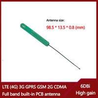 lte 4g 3g gprs gsm 2g cdma full band antenna cable 12cm gain 6dbi %c2%a0 built in pcb antenna size 98 5 13 5 0 8mm ipex interface