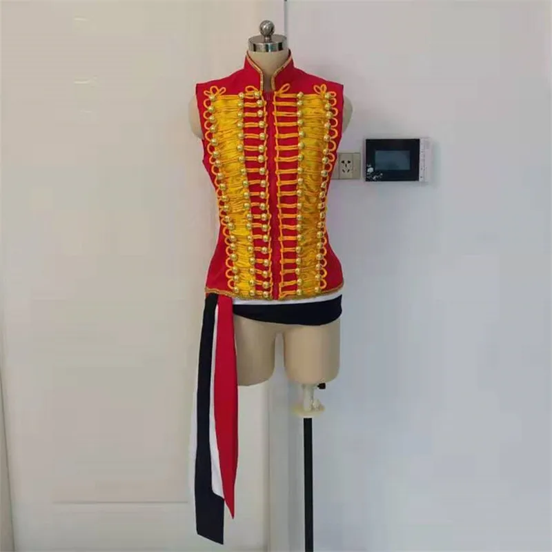 Cosplaydiy Les Miserables Enjolras Cosplay Costume Adult Women Version Vest Sash Jacket L320 |