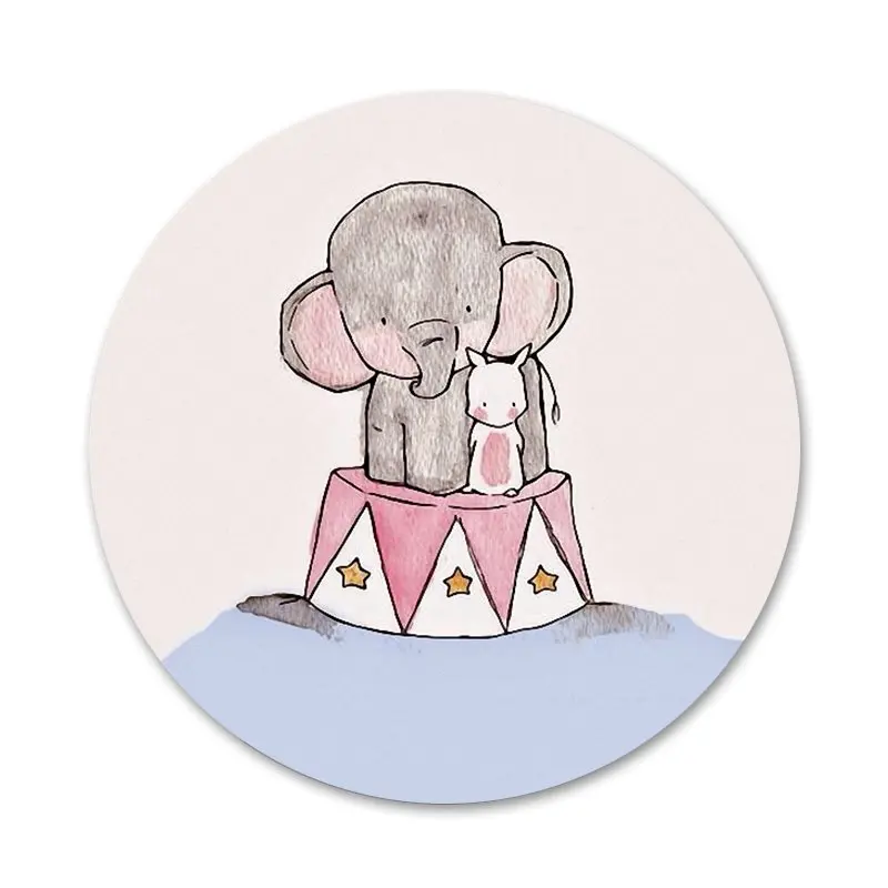 Симпатичный значок в виде слона и зайчика для украшения одежды рюкзака | Дом сад