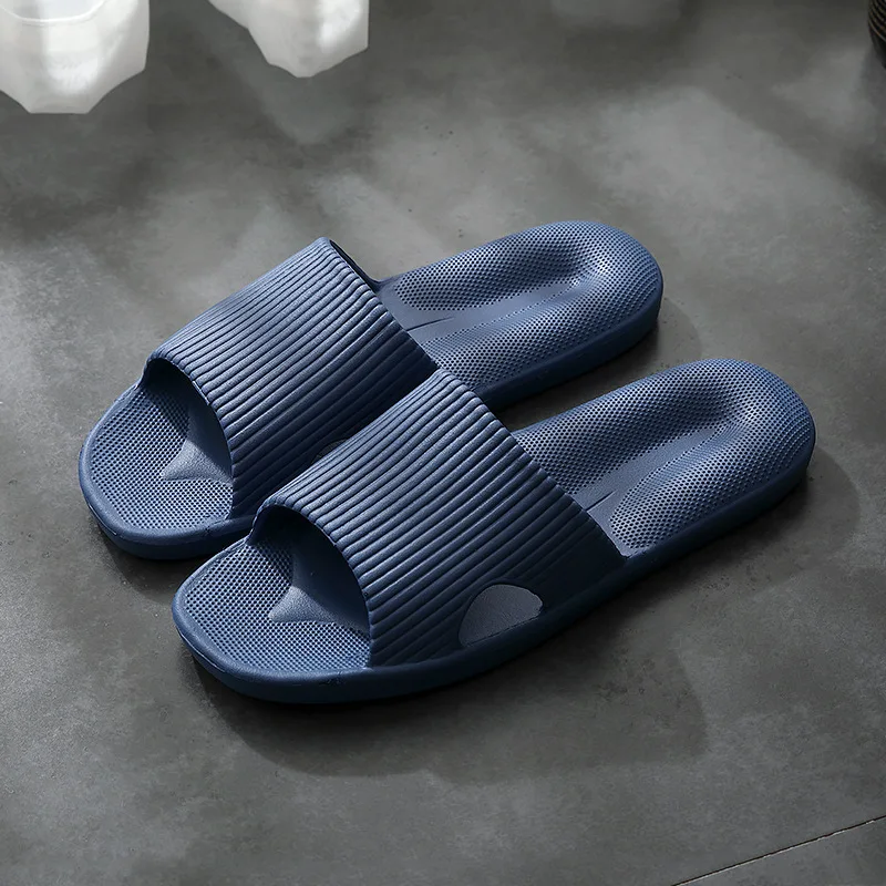 

EVA Massage Slippers Unisex Soft Bottom Indoor Non-slip Couple Home Sandals Plastic Household Summer Bathroom Slippers Women