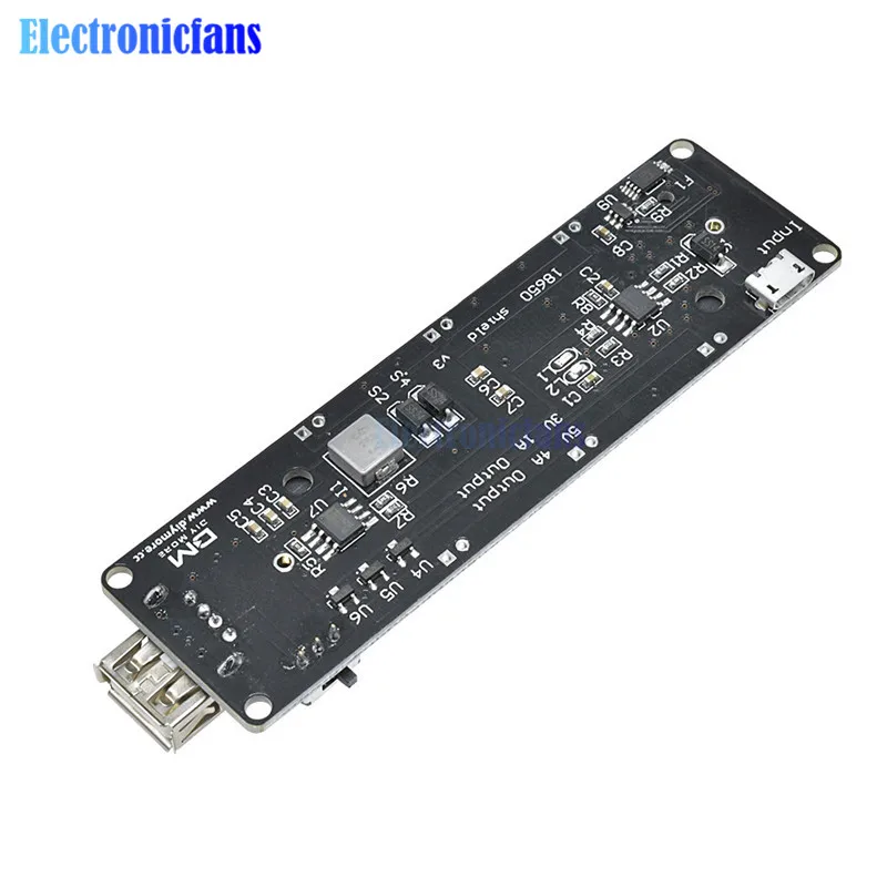 ESP32 ESP32S для Wemos для Arduino, зарядка для Raspberry Pi 18650, щит для заряда батареи, V3, микро-usb порт type-A, USB 0.5A