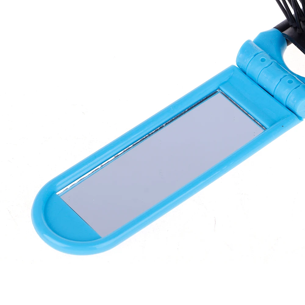 Складная Щетка для волос с зеркалом компактный сумок и кошельков карманный