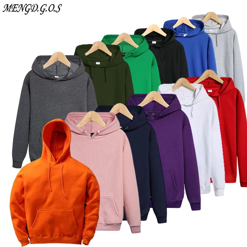 Мужская толстовка с капюшоном от бренда MENGDGOS Повседневная Уличная Толстовка в