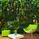 Самоклеящиеся 3D-обои на заказ, фотообои с тропическим лесом, зелеными листьями, красивыми цветами и растениями, наклейки для домашнего декора
