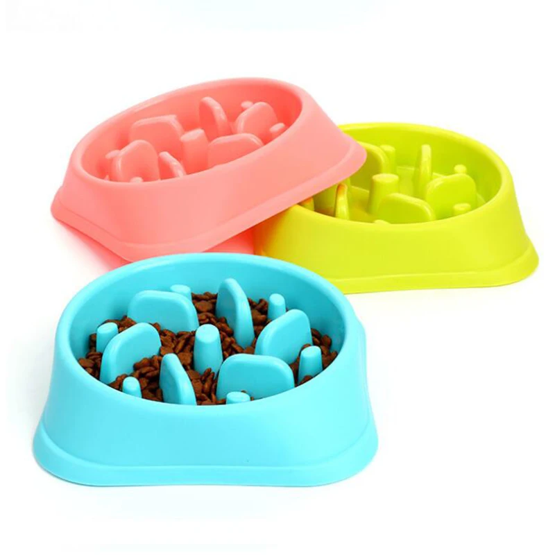 

Ardemer Eco-Friendly Durable Non-Toxic Preventing Choking Healthy Design Dog Feeder Slow Eating Pet Bowl