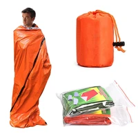 outdoor emergency sleeping bag camping survival thermal blanket waterproof emergency gear compact windproof durable