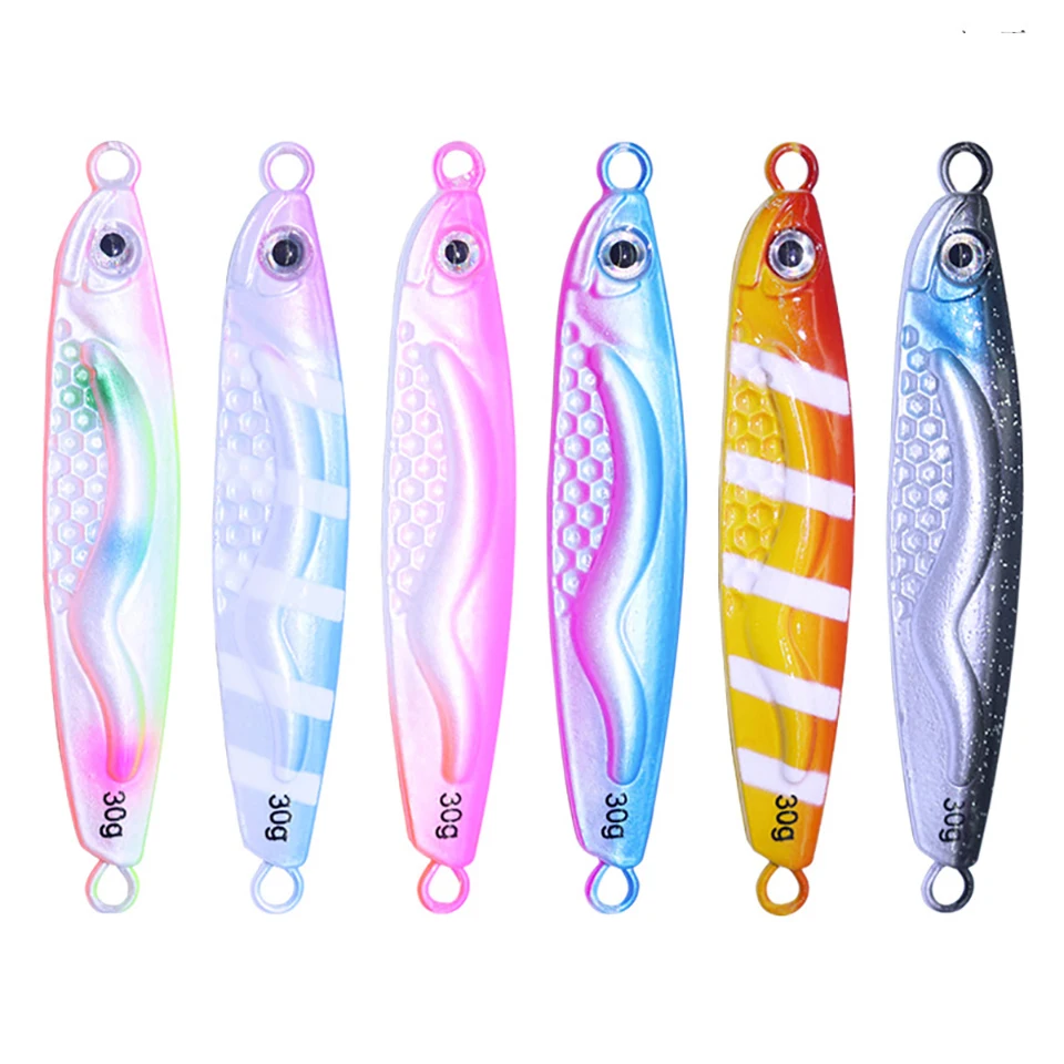 

Металическая дергающаяся 10 г/20 г/30 г/40G опускается на дно подледной рыбалки приманки 3D глаз твердая приманка VIB вибрации вращающаяся блесна Щ...