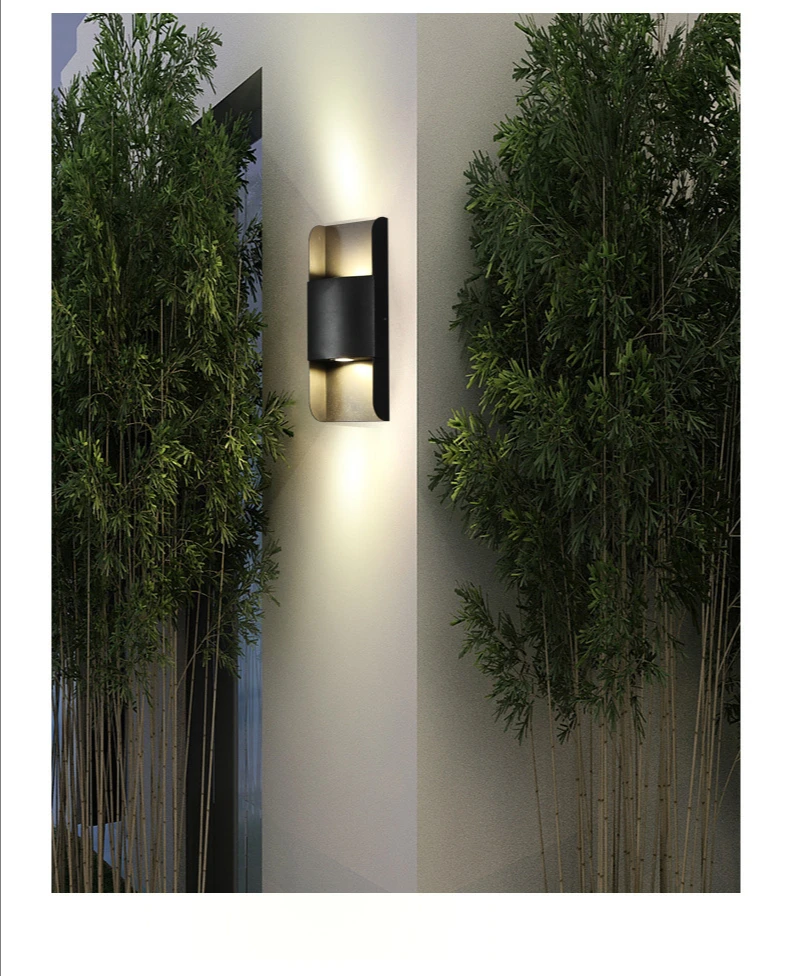 

Уличный светодиодный настенный светильник, водонепроницаемый садовый бра для крыльца, балкона, террасы, декоративсветильник освещение, 12 В...