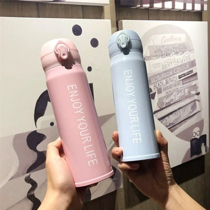 Креативная вакуумная колба из нержавеющей стали простой модный студенческий