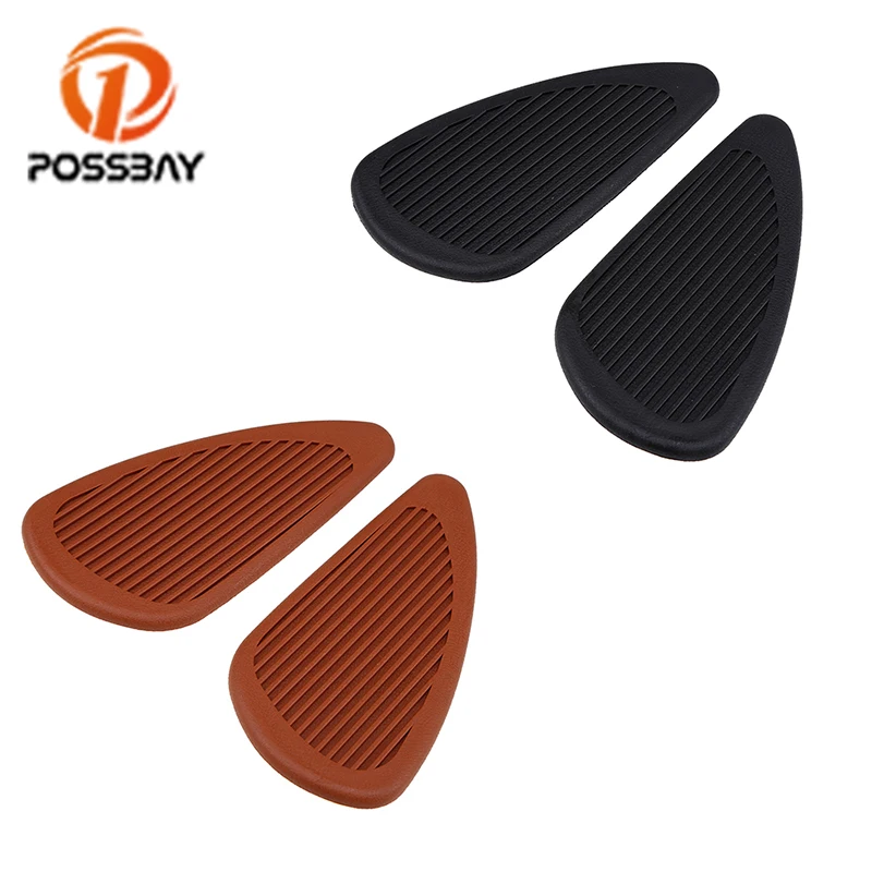 Наклейка на бак мотоцикла POSSBAY черная наклейка мотоцикл 3D мотоциклист для Honda Yamaha