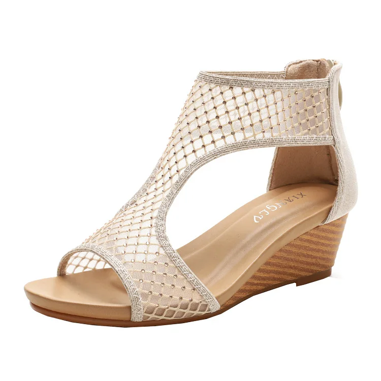 

Women Sandals Wedges Women's Shoes Slides Sandals Female Footwear Summer Ladies Shoes Open Toe Beach Femmes Sandales