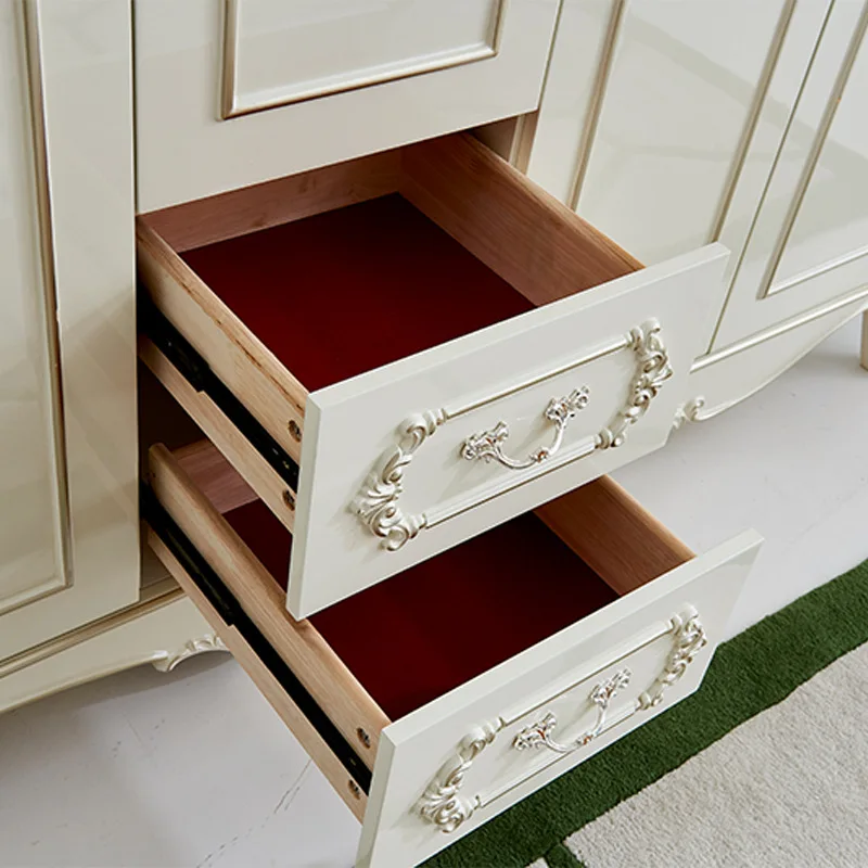 Светильник в Европейском стиле роскошный шкаф для спальни пятидверный хранения