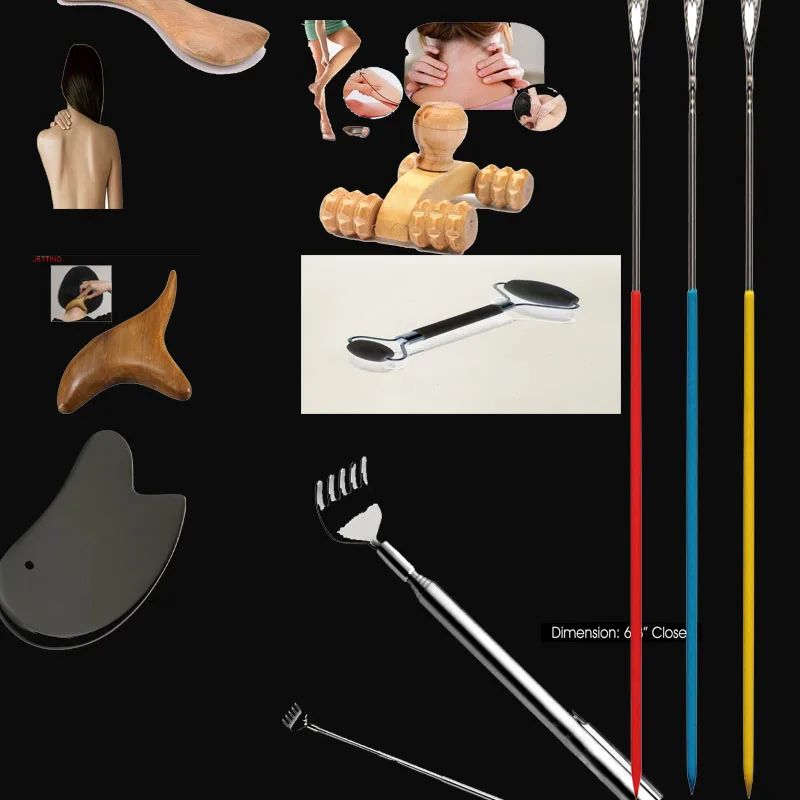 

NEW 1 Pc Massage Stick Guasha Board 15 Styles Type Wood Stick Point Massage Stick Wholesale