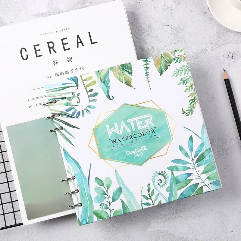 

20 Loose-leaf Detachable Sketchbooks Student Art Painting Sketch Watercolor Graffiti Sketchbook School Stationery