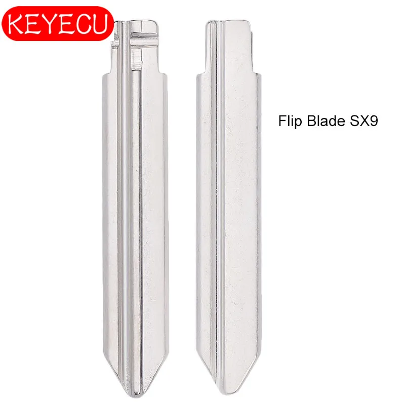 KEYECU 10 шт. KEYDIY Универсальные пульты с откидным лезвием SX9 для Citroen Elysee|sx9|sx9 flip |