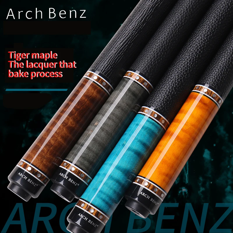 

ARCH BENZ A1-6 Large Tip Billiards Cue 1/2 Split Pool Cue 12.75mm Tip
