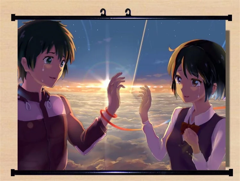 1 шт. японское аниме мультфильм ваше имя. Плакат с принтом картина прокрутки