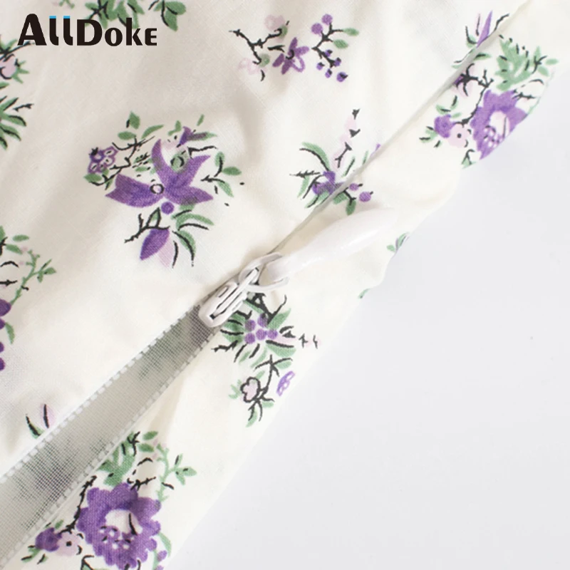 

ALLDOKE floral print women blouse summer square collar vintage crop tops shirt elegant ruffles slim blouses blusas mujer