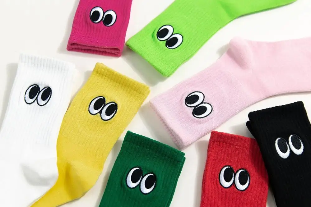 Новые модные короткие носки для девочек в стиле Харадзюку на весну и лето 2020