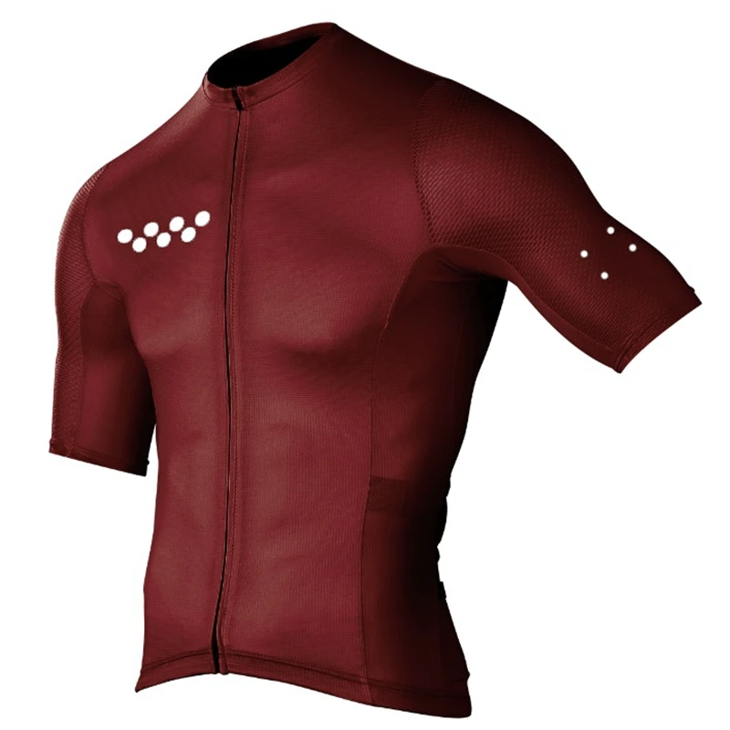 

TEAM the pedla new air mesh short sleeve cycling jersey men Colorful rainbow color series go pro riding shirt Pink red sportwear