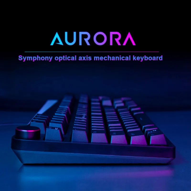 Профессиональная игровая механическая клавиатура с RGB подсветкой проводная