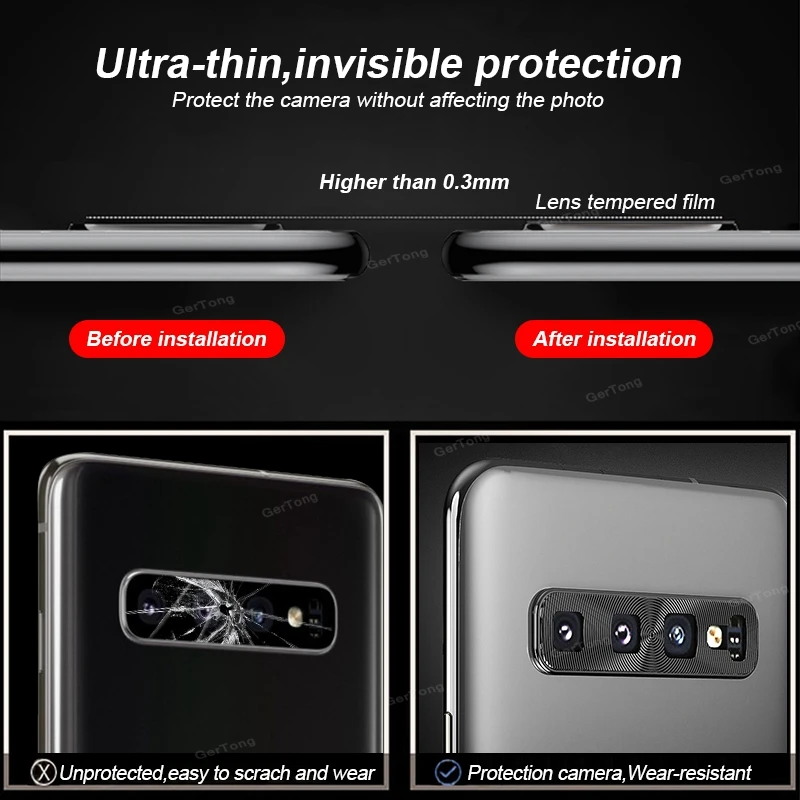Camera Lens Protector Cover For Samsung Galaxy S20 Ultra S10 Plus S10e Ring Plating Aluminum Camera Case For Samsung S 10 S20
